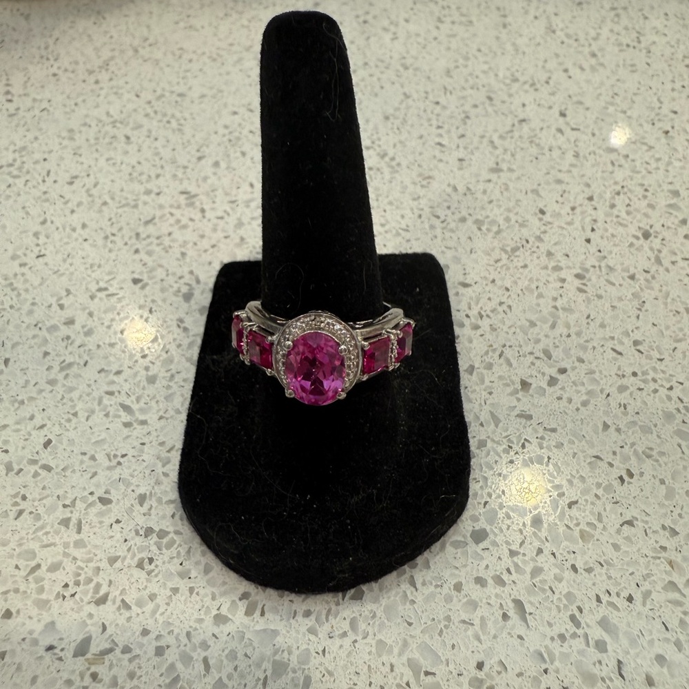 Pink Sapphire Ring